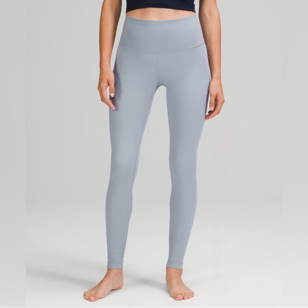 Lululemon Wunder Under high waisted full length Luxtreme 28”Leggings chambray